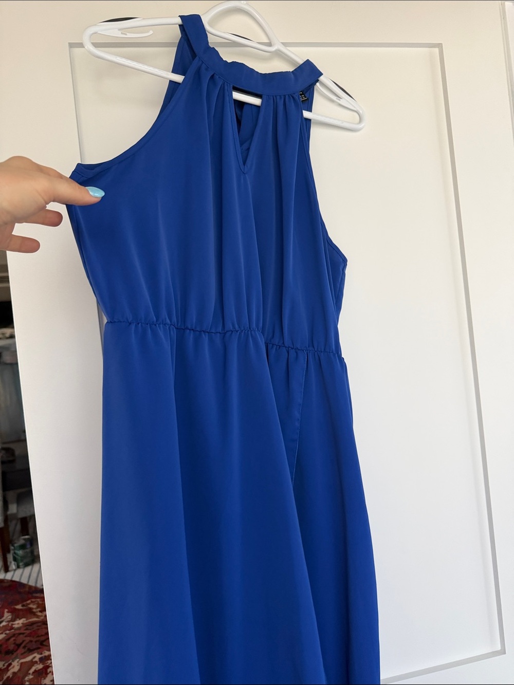 SHEIN Royal Blue Halter dress